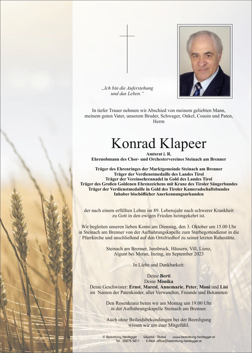 Konrad Klapeer